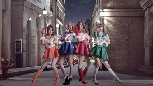 SISTAR's Sailor Moon Cosplay